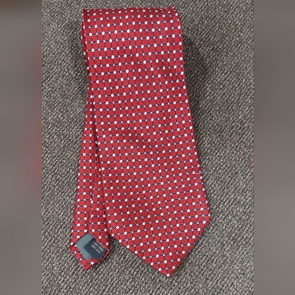 Valerio Garati Classic VG 100%  Silk Handmade Neck Tie- ITALY - Picture 8 of 8